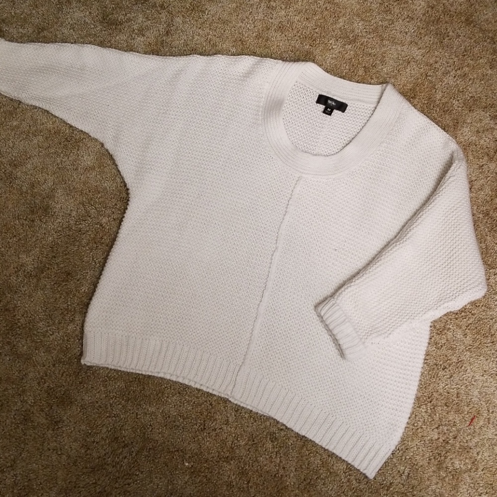 Sparkly, cream sweater
